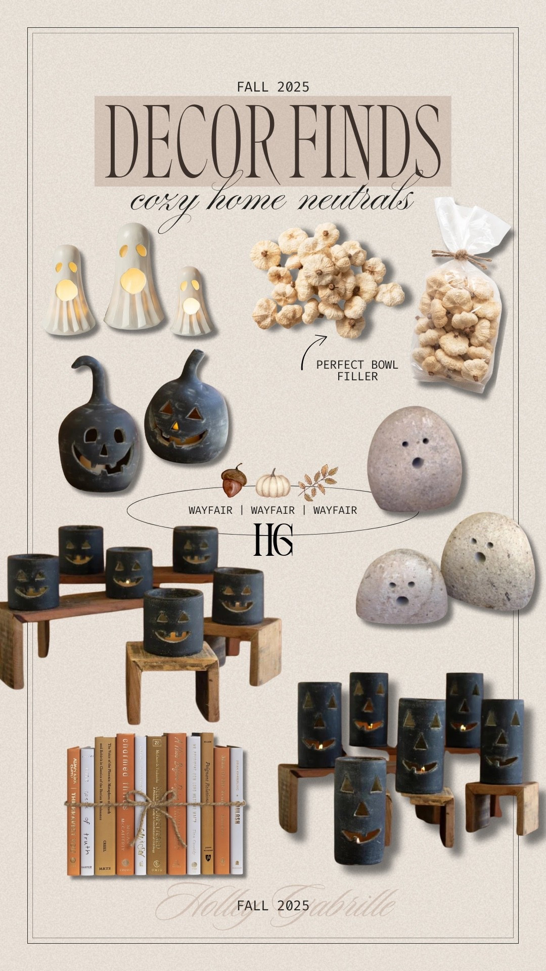 Some of my fall faves from Wayfair I own / am eyeing! 👻🍂 so cute!!! 

Cozy home / fall decor / wayfair finds / seasonal / pumpkins / decorations / neutrals / Holley Gabrielle 

#LTKHome #LTKSeasonal #LTKFindsUnder100