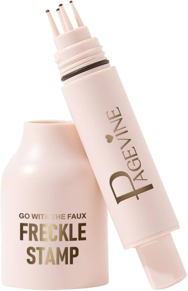 Faux Freckle Stamp,Upgrade Liquid Freckle Pen, Fake Freckles Stamp Air Cushion, Long Lasting Wate... | Amazon (US)