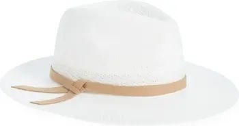 Mixed Stitch Packable Panama Hat | Nordstrom