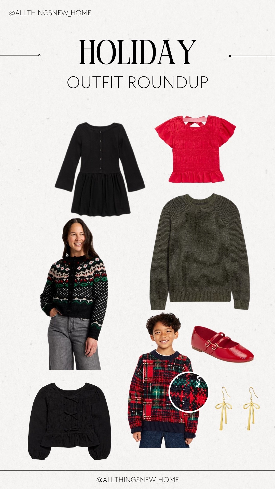 Holiday outfit roundup — casual, classic, and easy to wear all season long.

#LTKStyleTip #LTKFamily #LTKHoliday