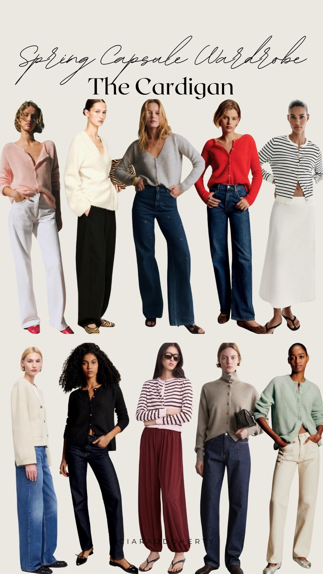 Spring Capsule Wardrobe: The Cardigan 

Next, Sezane, & other stories, m&s, h&m, arket, mango, cos, Zara, cardigans, spring new in

#LTKireland #LTKeurope #LTKspring