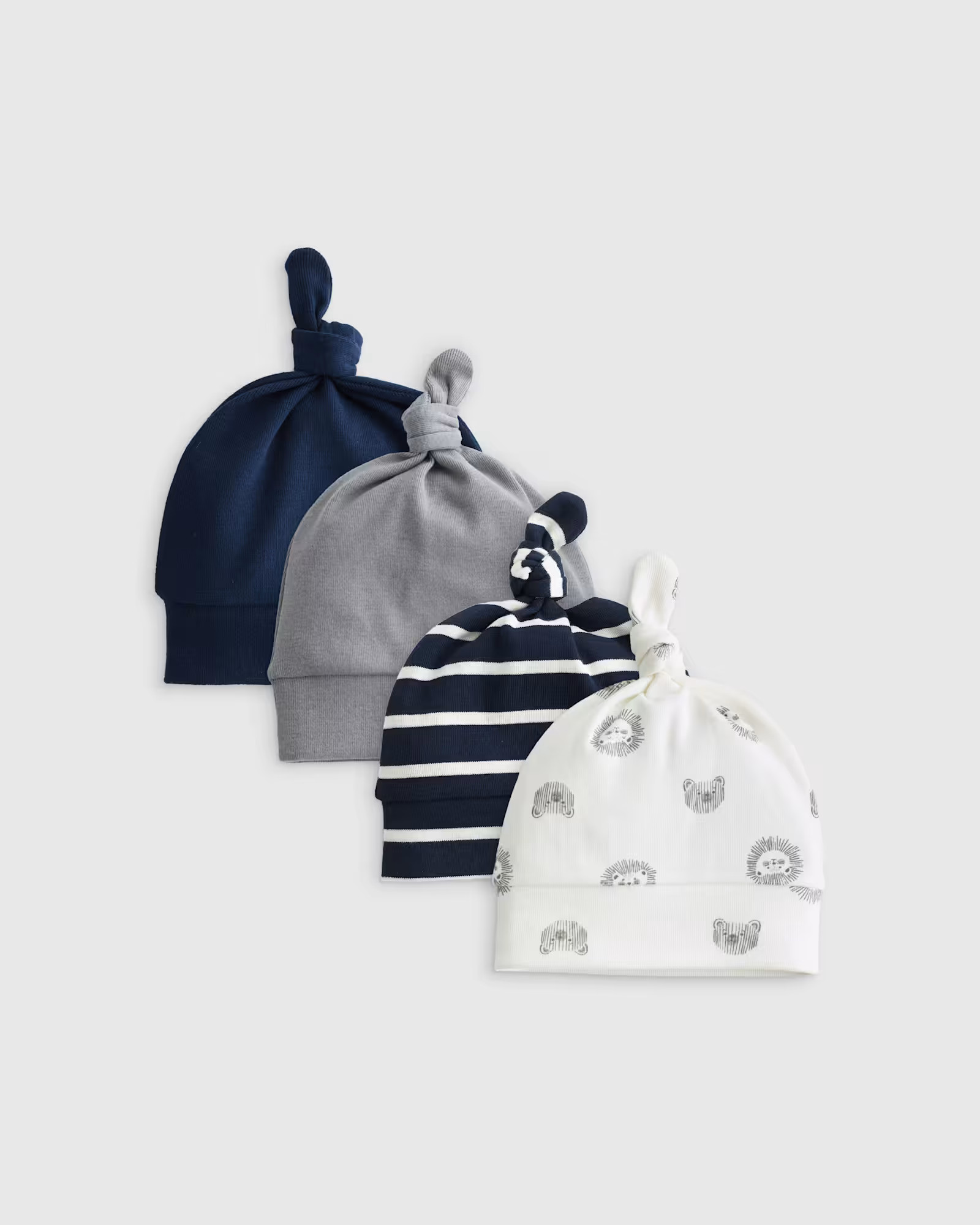 100% Organic Cotton Hat 4-Pack - Baby Boy | Quince