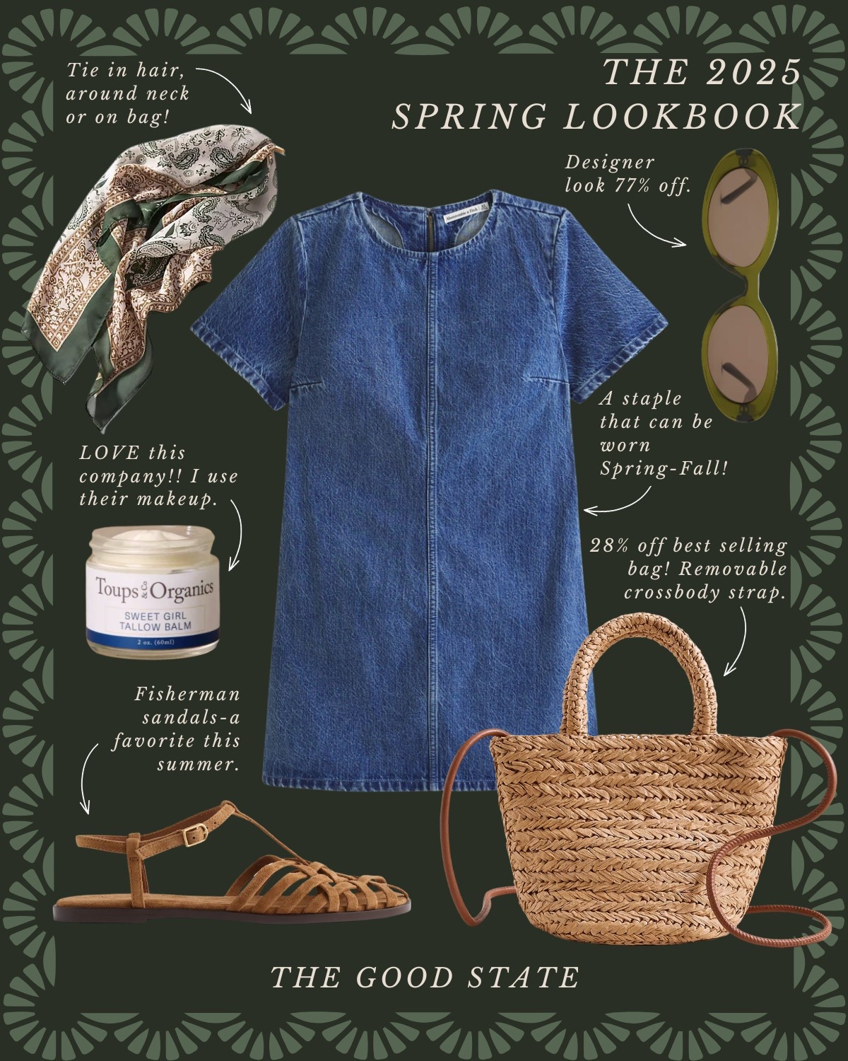 For all the Farmers Market girlies living their best life as the golden morning sunshine warms their face and a cool Spring breeze blows through their hair. For the ones with a market tote overflowing with fresh flowers and their hands full with a coffee and buttery croissant. For the ladies who love all things gingham, their trusty ball cap and the ease of a Springtime dress. This is for the girlies who wake up early for the market and may or may not take a little mid-day nap afterwards…followed by a picnic with all their market goodies and closest girlies of course. This collection is for you🍓🧺🫶🏼  Anthropologie , Anthro, Amazon, Quince, mini dress, maxi dress denim jacket, chore coat, earring, socks, beauty, sunglasses, spring outfit, spring fashion, tote bag, purse, woven purse, spring break, bandanna, scarf, quilted jacket, the good state, Lauren England, gola sneakers, clutch vacation outfit, hoop, earrings, American Eagle, target target fashion, target style sneakers, veja, mini dress, floral dress, wedding guest, dress, vacation, outfit, ootd, butter yellow, farmers market, dillards, nordstrom, travel outfit, spring fashion, gap, old navy, wedding guest dress, wedding guest, summer outfit


#LTKFindsUnder50 #LTKSaleAlert #LTKStyleTip