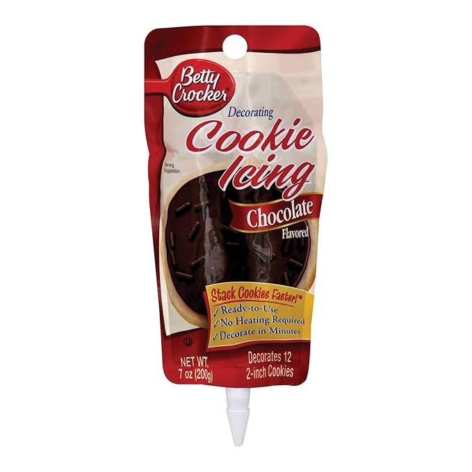 Betty Crocker Cooking Decorating Icing, Milk Chocolate, 7 oz | Amazon (US)