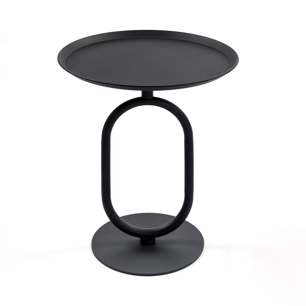 Airsurfer 21.3" Lantern-Shaped Metal End Table, Small Round Side Table, Modern Accent Pedestal Ta... | Target