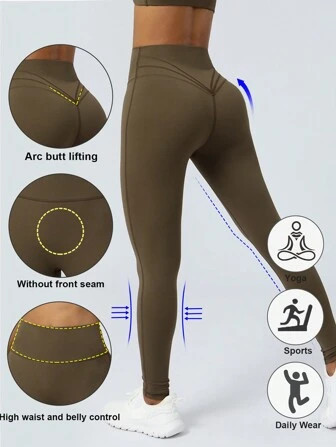 Women's Hight Waist Fitness Workout Butt Lifting Yoga Sports Leggings | SHEIN