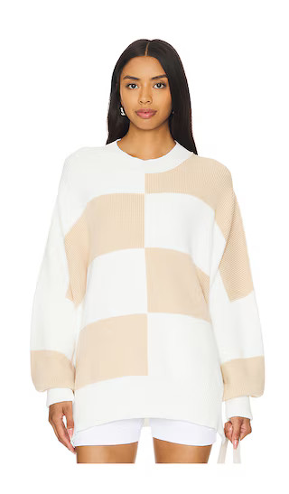 Checker Easy Street Tunic in White Sand Combo | Revolve Clothing (Global)