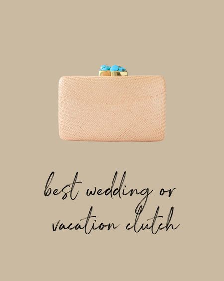 Kat Jamieson shares her favorite raffia clutch for a wedding or vacation. 

#LTKSeasonal #LTKitbag #LTKwedding