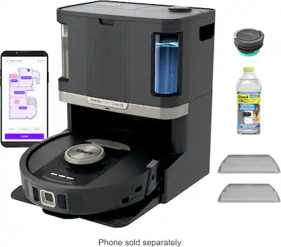 Shark - Robot Vacuum & Mop PowerDetect NeverTouch Pro, Combo, Self-Emptying & Self-Refilling with... | Best Buy U.S.