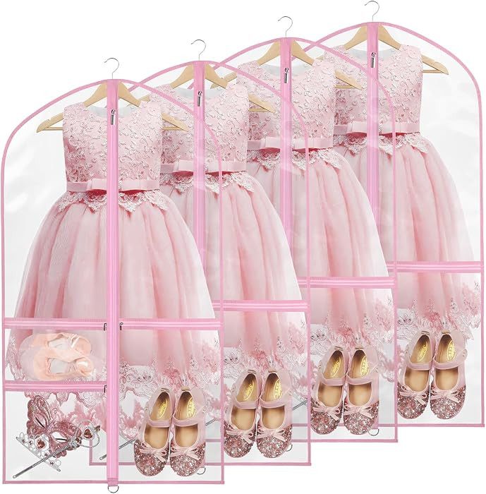 Clear Dance Garment Bags for Dancers 40\u201d Dance Costume Garment Bag Dance Competition Must Ha... | Amazon (US)