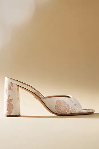 Dolce Vita Keli Crystal Satin Heels | Anthropologie (US)