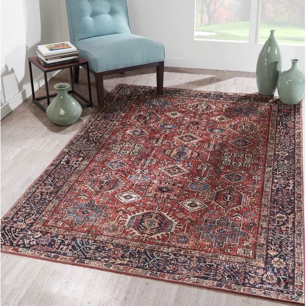 Korn Rust Area Rug | Wayfair North America