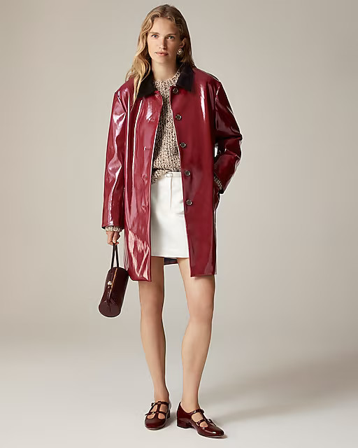 Collection Barn Jacket&trade; in patent faux leather | J. Crew US