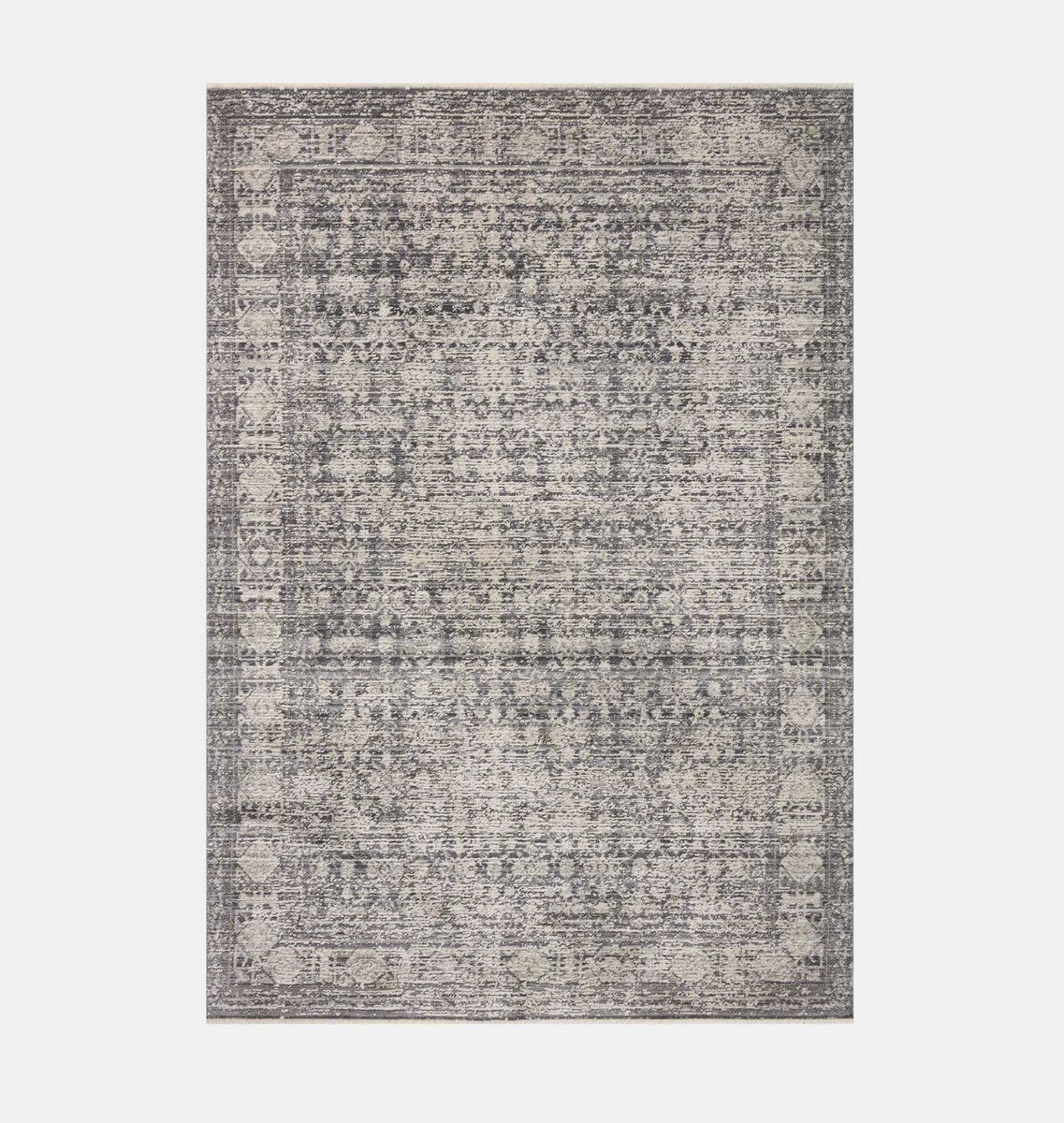 Alie ALE-03 Charcoal / Dove Area Rug | Amber Interiors