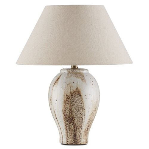 Latte Ceramic Table Lamp - Beige - Currey & Company | Desk Lamp, Bedside Lamp | One Kings Lane