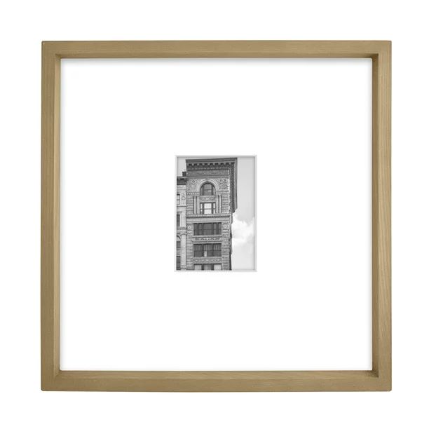 Better Homes & Gardens 18x18 matted to 5x7Wood Wall Picture Frame, Brown - Walmart.com | Walmart (US)