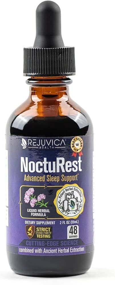 NoctuRest - Advanced Sleep Support Supplement - Liquid Delivery for Better Absorption - Melatonin... | Amazon (US)
