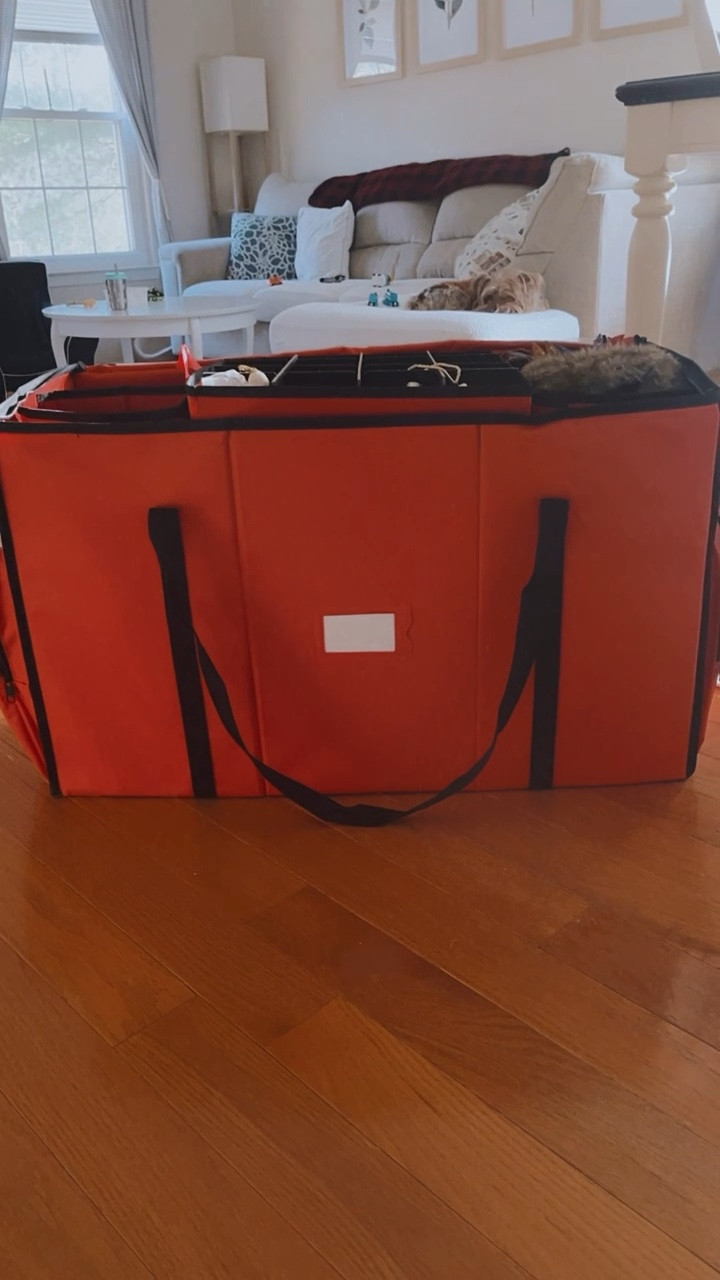 This Christmas ornament storage may be the best thing I’ve ever bought 😁 it’s reasonably compact and it holds so much!! I fit all the trimmings for 3 trees (regular, pencil and tabletop) in here with room to spare! 

#LTKSeasonal #LTKsalealert #LTKhome