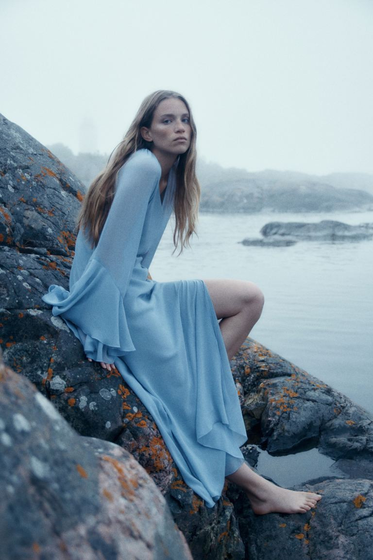 Long Chiffon Dress | H&M (US + CA)