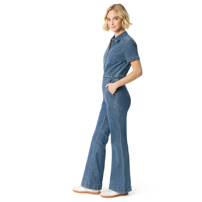 Jessica Simpson Women's Denim Jumpsuit, Sizes 2-16 | Walmart (US)