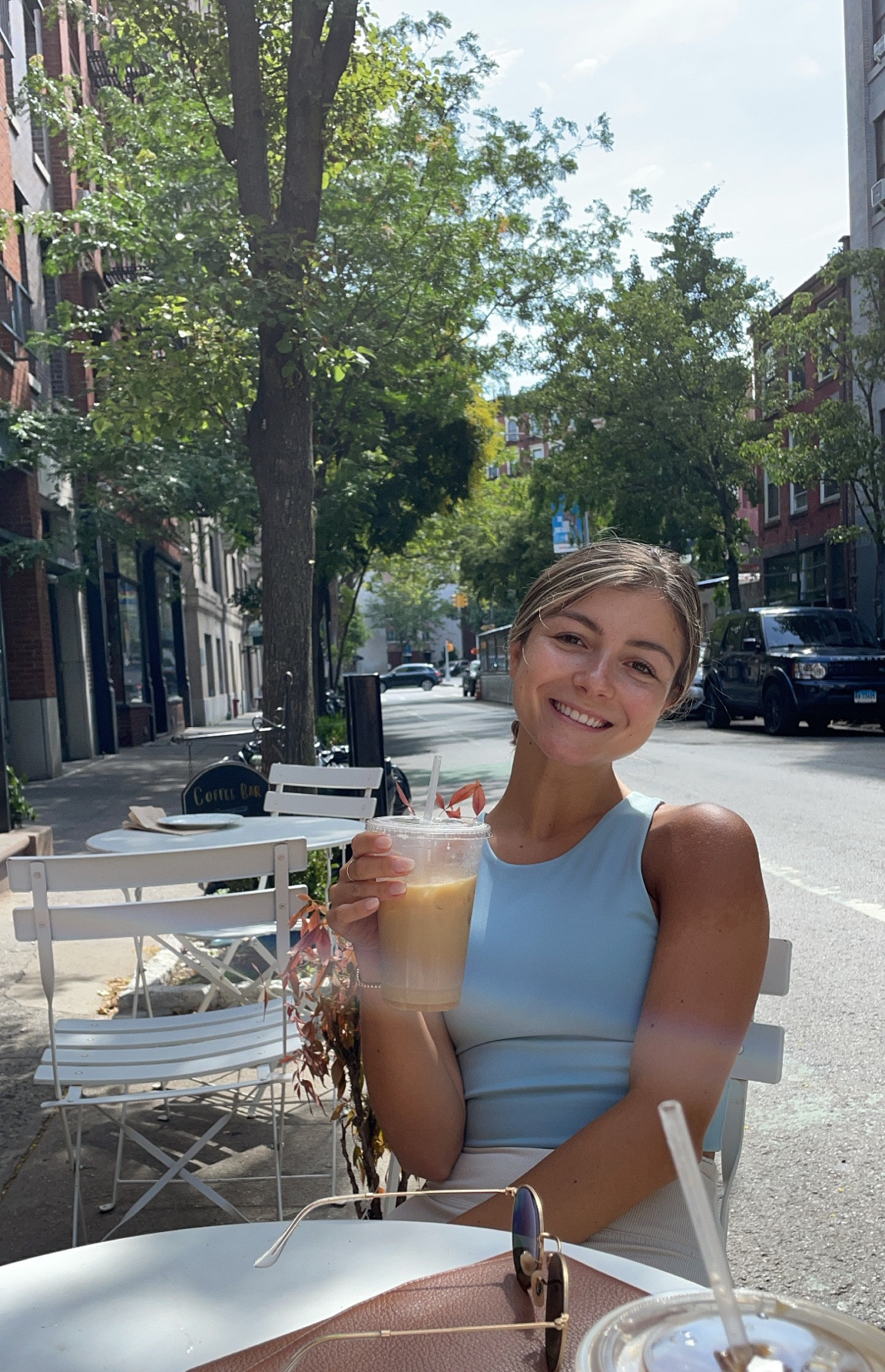 Living in cute athleisure whether on the go, sipping a latte or getting motivated for an at home workout 🧋Girlfriend Collective has the fits and the best colors out now for fall 

#LTKunder100 #LTKfit #LTKunder50