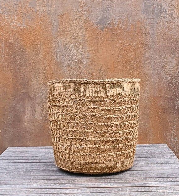 PEKEE: Natural open weave sisal basket | Etsy (US)