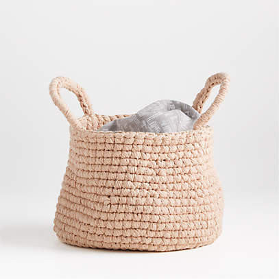 Uma Ivory Rope Basket + Reviews | Crate & Kids | Crate & Barrel