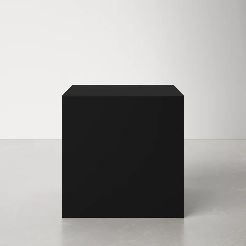 20" H x 20" x 20" D Black Everson End Table | Wayfair North America