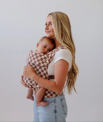 Monarch Baby Carrier - Mocha Check | Mabē