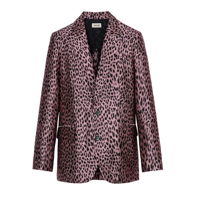 Vegy Leopard Jacquard Blazer | Zadig et Voltaire (US)