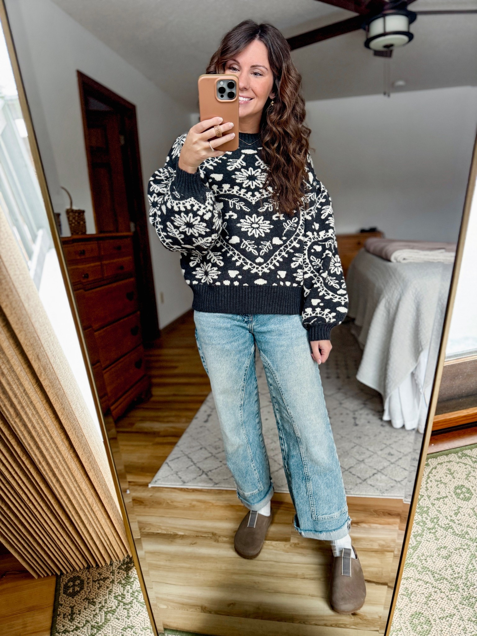 Wearing size medium in my tee (I sized up bc it’s cropped), xs in my sweater, and 24 short in my jeans (short is sold out but regular is fully stocked). 

#LTKPetite #LTKootd #LTKFindsUnder100