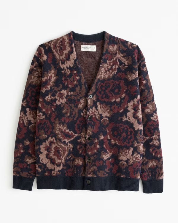 Pattern Cardigan | Abercrombie & Fitch (US)