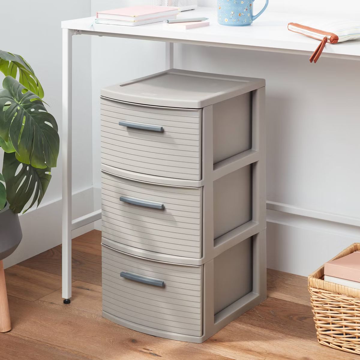 3 Drawer Medium Tower Dark Gray - Brightroom™ | Target