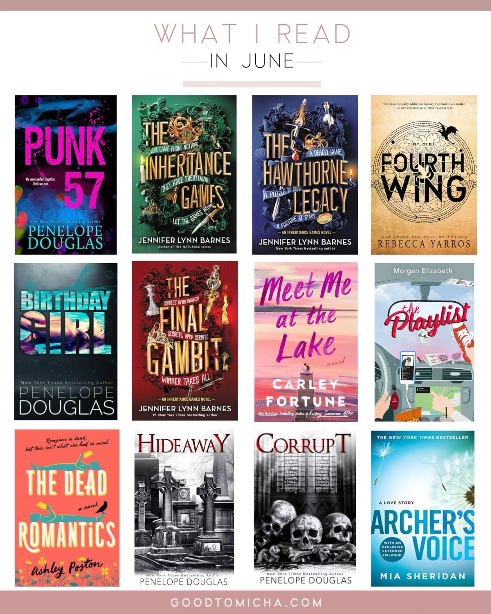 My favorite books from June!📖🤍

Favorite books. June reads. Summer books. Booktok.



#LTKSeasonal #LTKhome #LTKHoliday