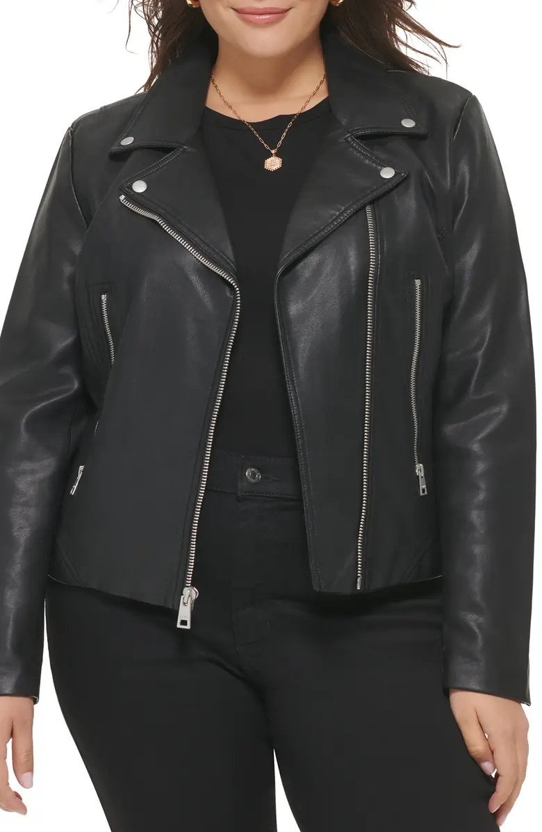 Faux Leather Moto Jacket | Nordstrom