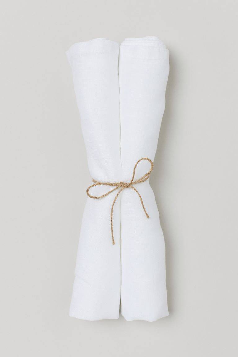 2-pack Linen Napkins | H&M (US + CA)