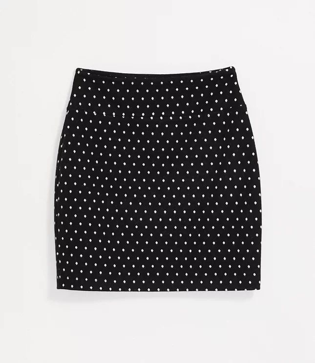 Lou & Grey Dotted Ponte Mini Skirt | LOFT