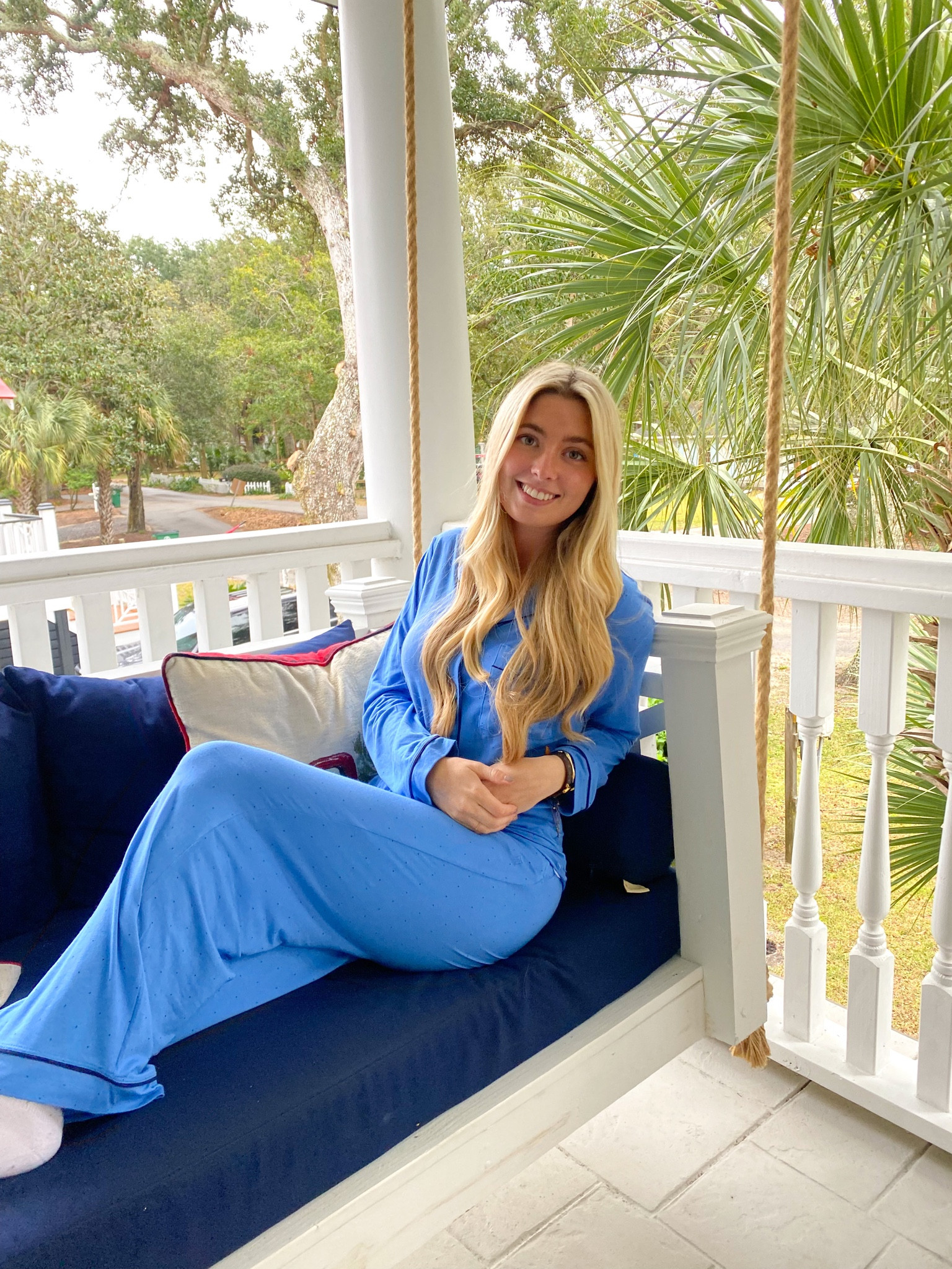 take me back🌴 
•
these pajamas are 33% off right now, ends tonight! they are the best pajamas I have ever put on!! so comfy & cozy! 
wearing a size XS 
•
•
•


#LTKGiftGuide #LTKHoliday #LTKunder100