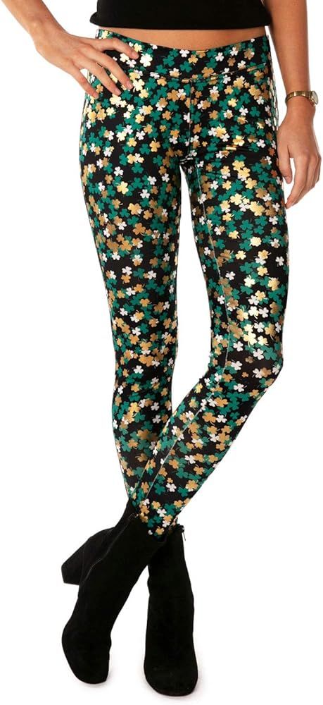 Tipsy Elves Fun St. Patrick's Day Leggings for Women for Parties and Festivals High Waisted and L... | Amazon (US)