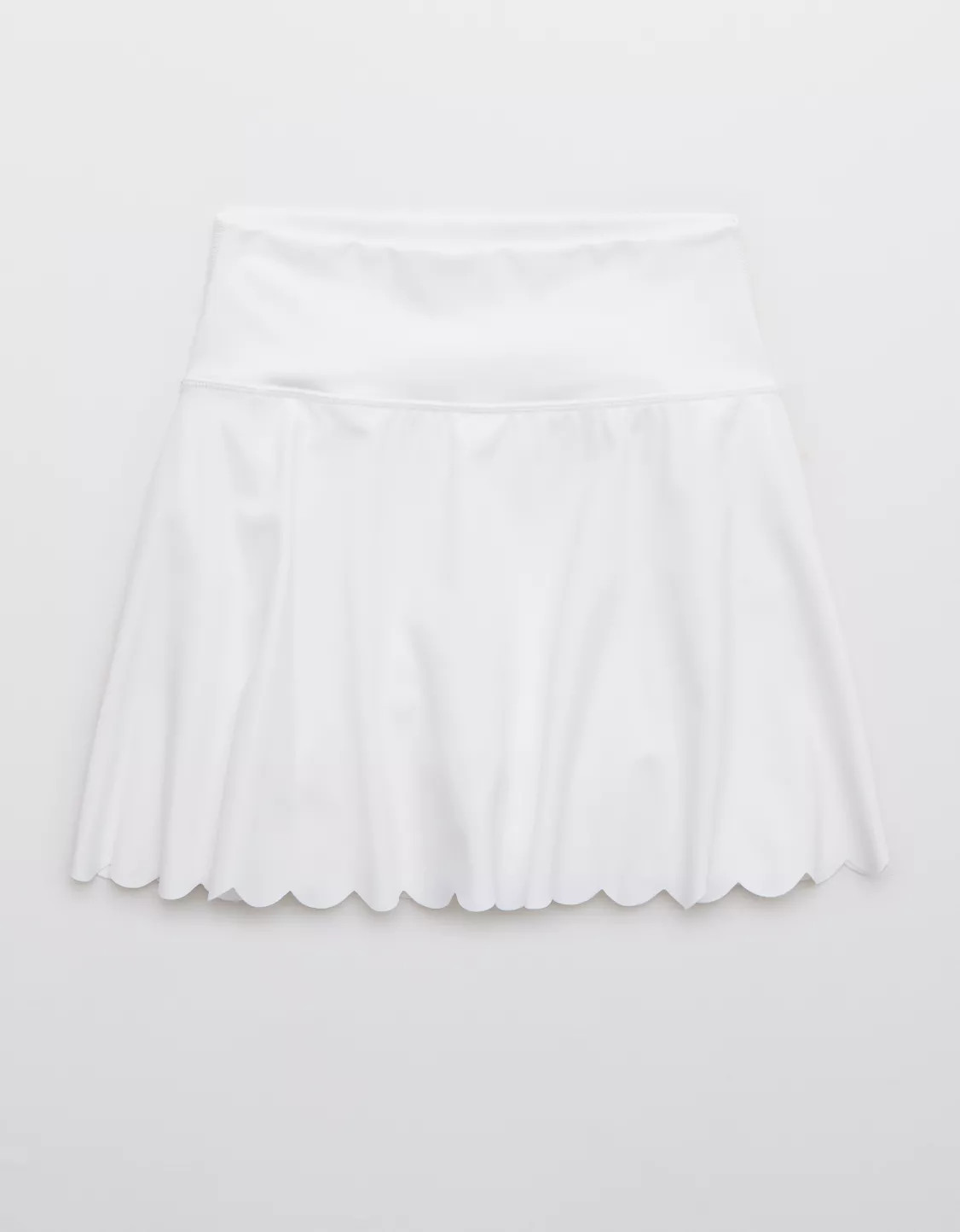 OFFLINE By Aerie Goals Scallop Tennis Skirt | American Eagle Outfitters (US & CA)
