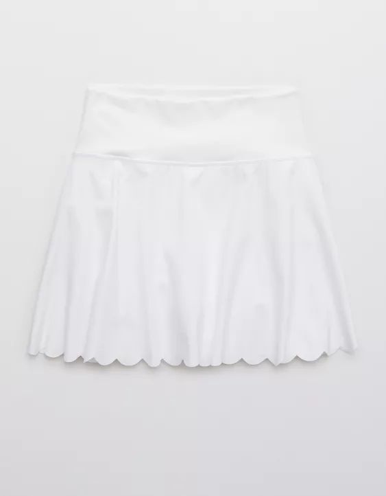 OFFLINE By Aerie Goals Scallop Tennis Skirt | American Eagle Outfitters (US & CA)