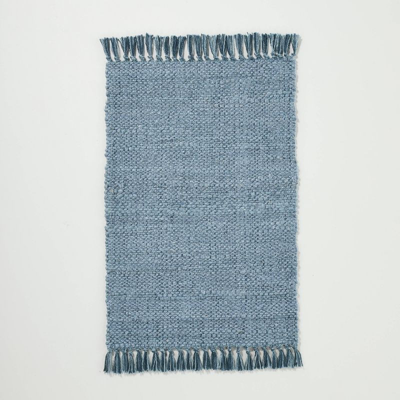 Solid Jute Area Rug Faded Blue - Hearth & Hand™ with Magnolia | Target
