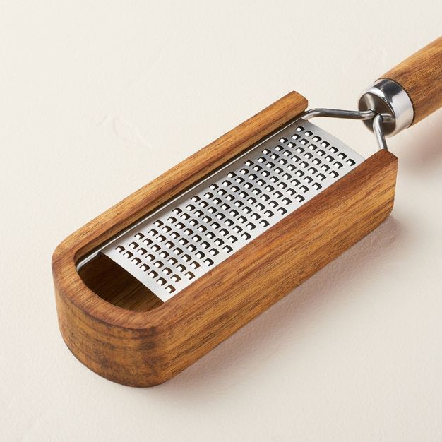 Wood Handle Grater with Catcher - Hearth & Hand™ with Magnolia | Target