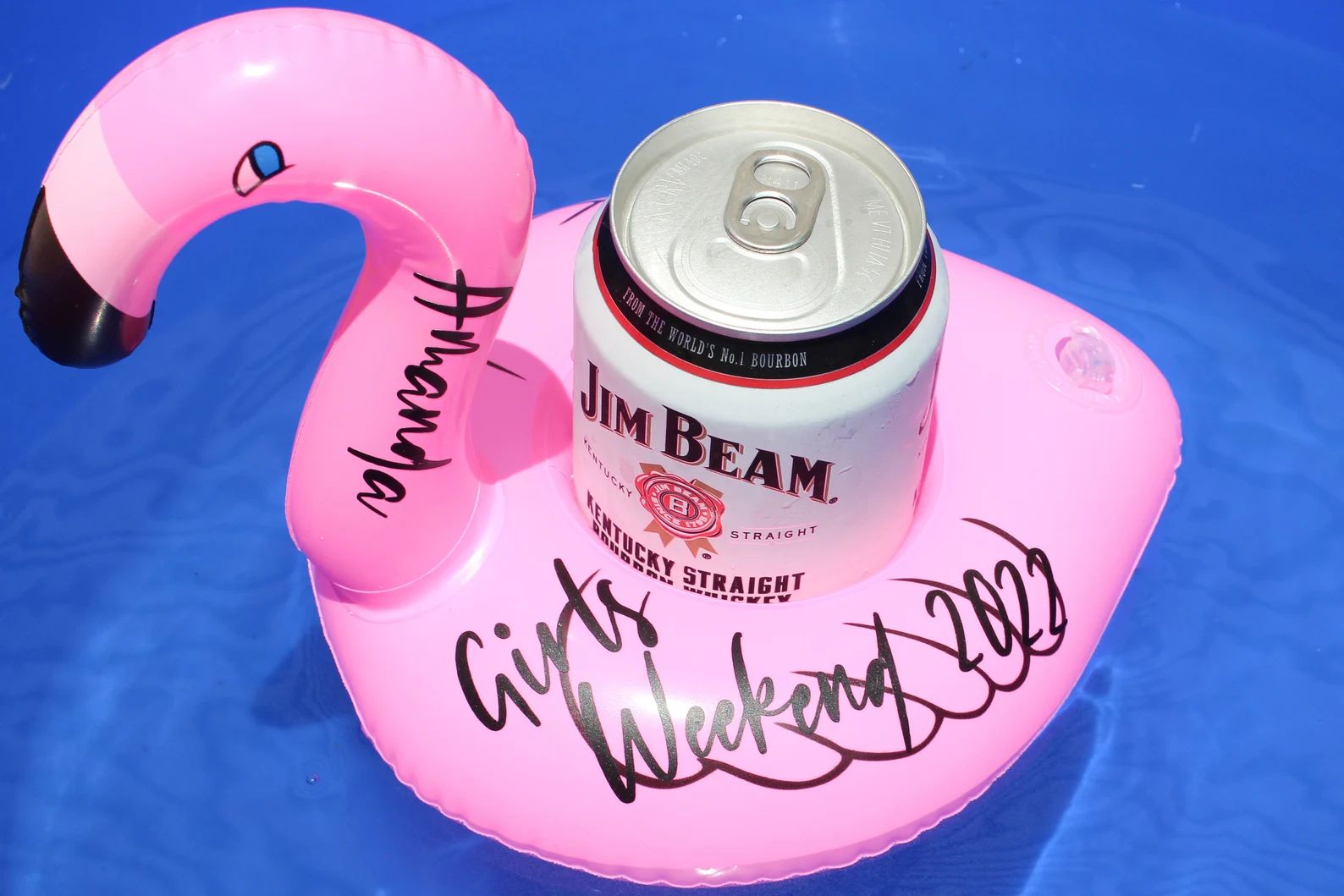 PERSONALIZED Flamingo Inflatable Drink Float  Party Favor  | Etsy | Etsy (US)
