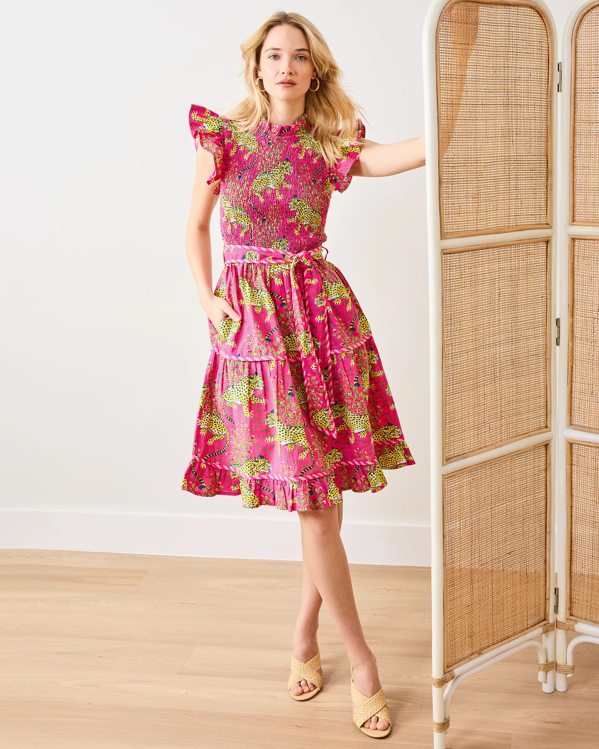 Bagheera - Let's Ruffle Dress - Hot Pink - Printfresh | Printfresh