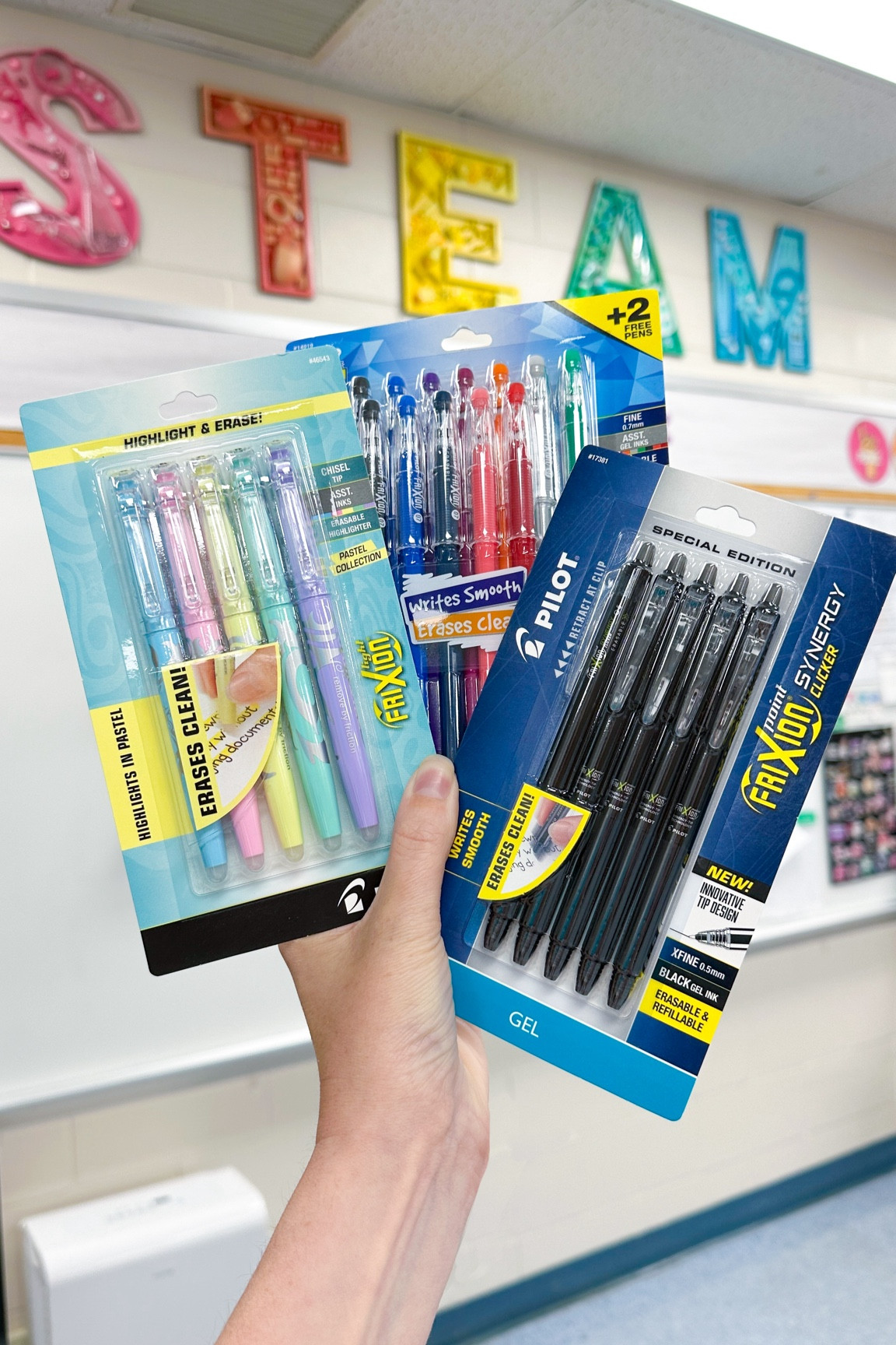 #ad FriXion's vibrant pen colors will help students learn & study this school year! 🌈 Did you know the use of COLOR by students improves readership by 40%, comprehension by 73% and overall learning by 55-78%?! Students can highlight important notes with the Frixion Light Pastel pack & take notes with the FriXion Synergy Point Clicker black ink pens or ColorSticks. The best part? All of the pens are erasable (yes, even the highlighters!) Students can write confidently knowing they can easily erase any mistakes. Add Frixion erasable pens to your 2024 Back to School shopping list! 🖊️ @pilotpenusa @target @targetstyle #Target #TargetPartner #PilotPen #FriXion #BacktoSchoolShopping


#LTKSeasonal #LTKSummerSales #LTKKids