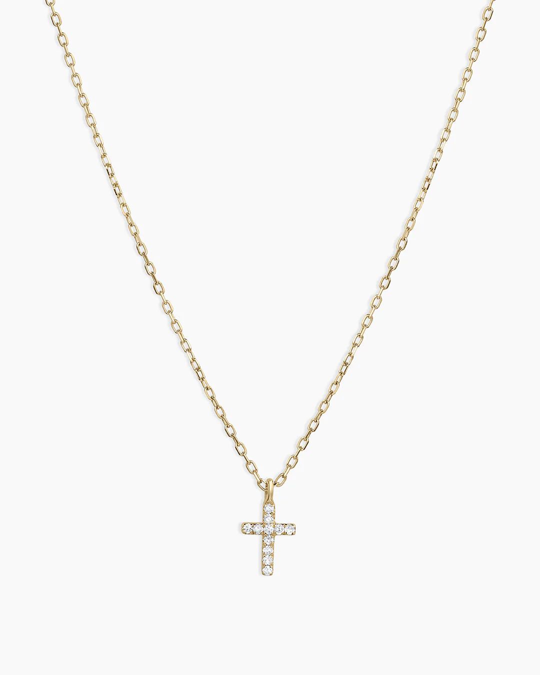 Diamond Cross Necklace | gorjana