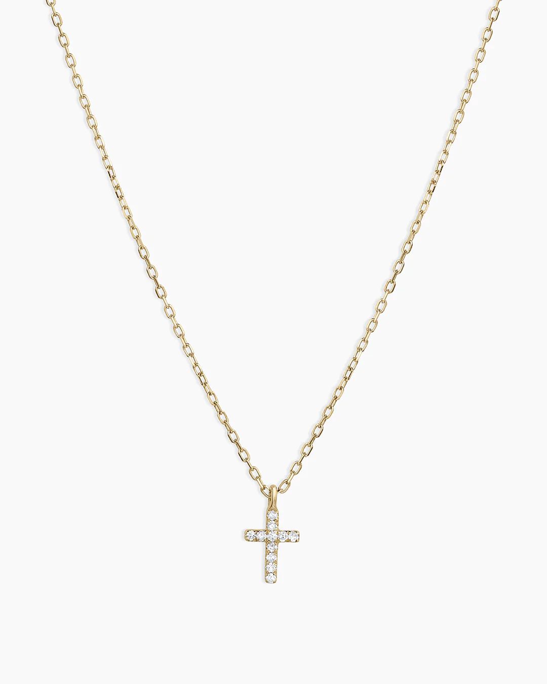 Diamond Cross Necklace | gorjana