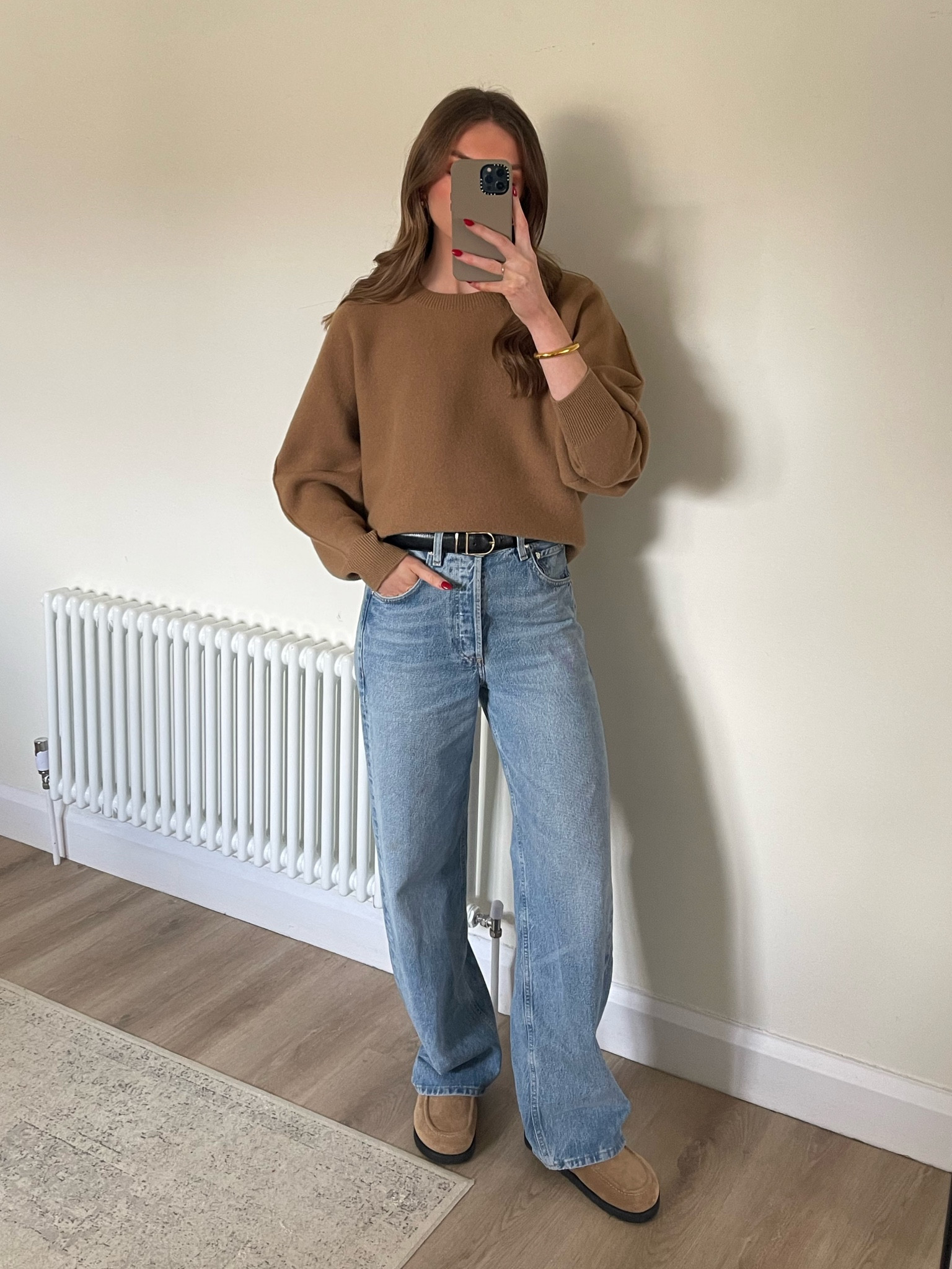 My outfit from the beginning of the reel 
Small in the COS camel jumper
24 in the COH Ayla jeans
Dune goldy suede loafers

#LTKstyletip #LTKuk #LTKeurope