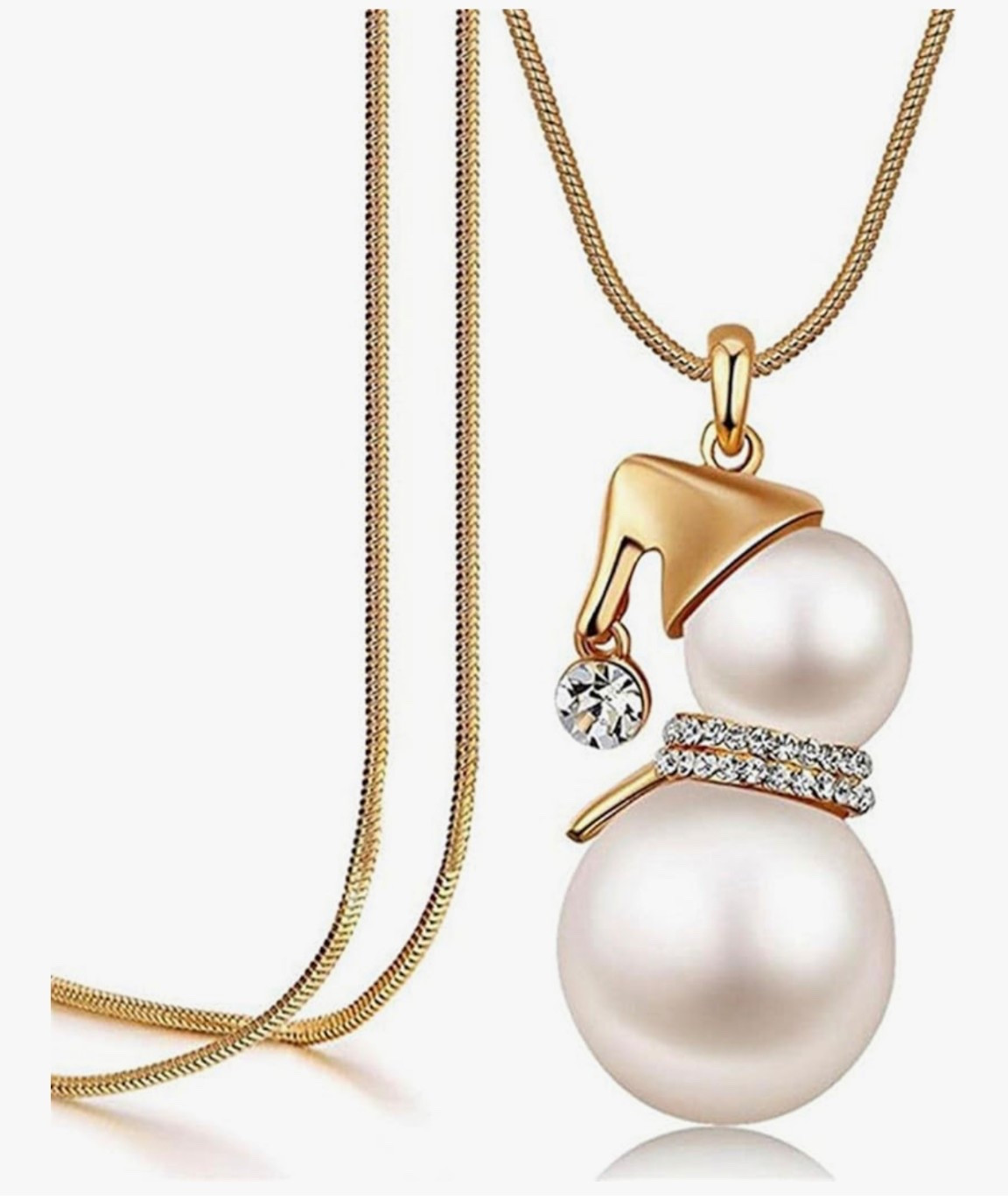 Simple and elegant Snowman necklace ⛄️ 

#LTKHoliday #LTKSeasonal #LTKGiftGuide